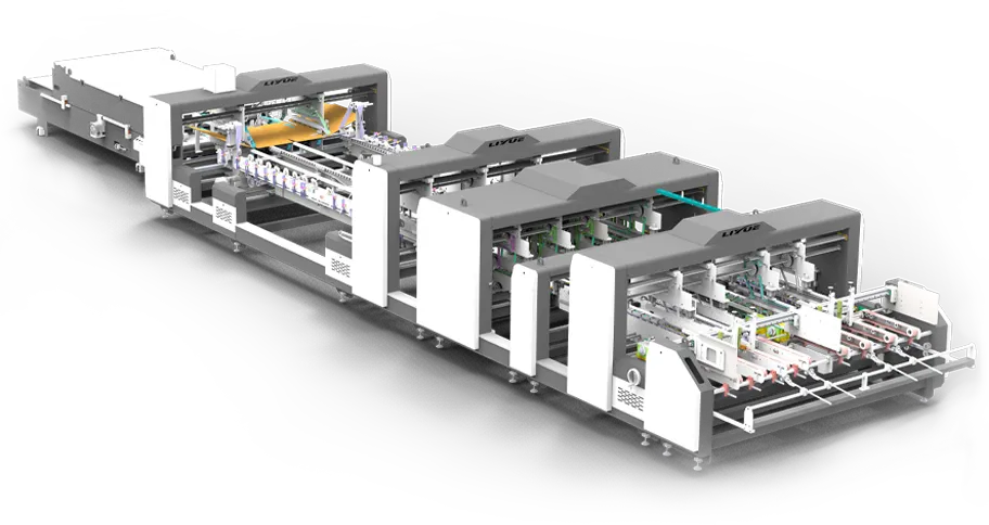 LYA2300 Fully Automatic High-Speed Two-Piece Folder Gluer