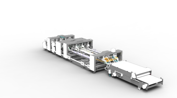 Two-Piece Folding and Gluing Machine