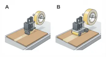 Tape Width Specification for Automatic Multi-Head Double-Sided Tape Applicator Machine
