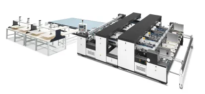 3200 High-Speed Semi-Automatic Two-Piece Folder Gluer Machine